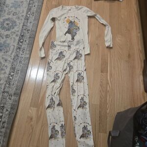 Star Wars Cream Long-Sleeve Kids Pajama Set with Character Print
